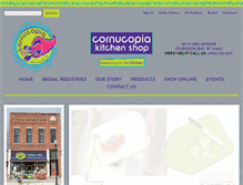 Tablet Screenshot of cornucopiadoorcounty.com
